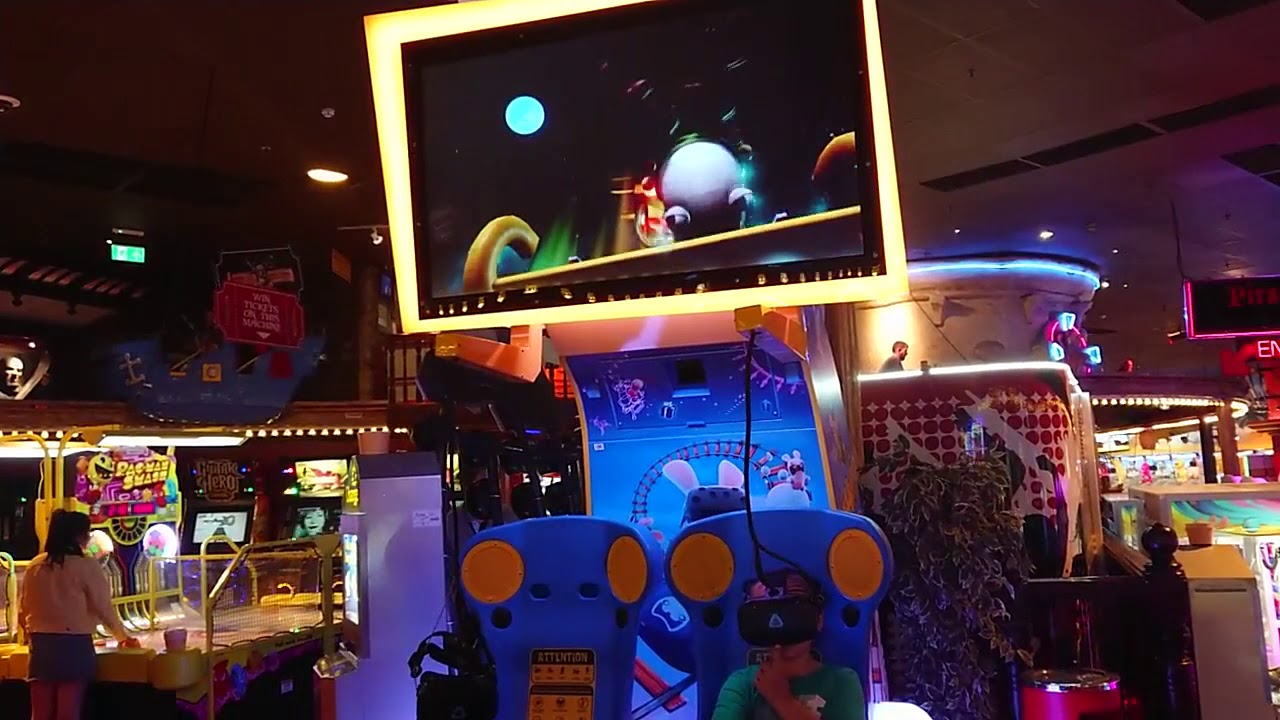 Virtual Rabbids Game At Coral Island, Blackpool, August 2018