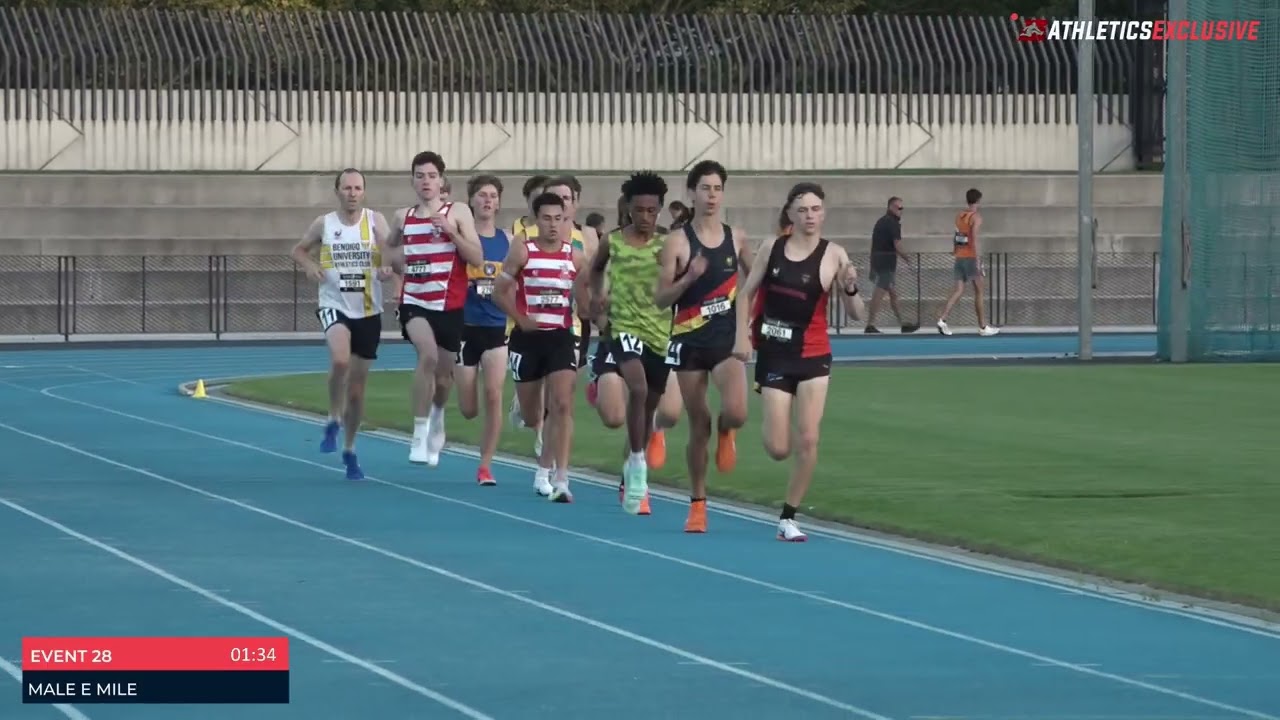 Male E Mile: 2025-26 Victorian Milers Club - Meet 4