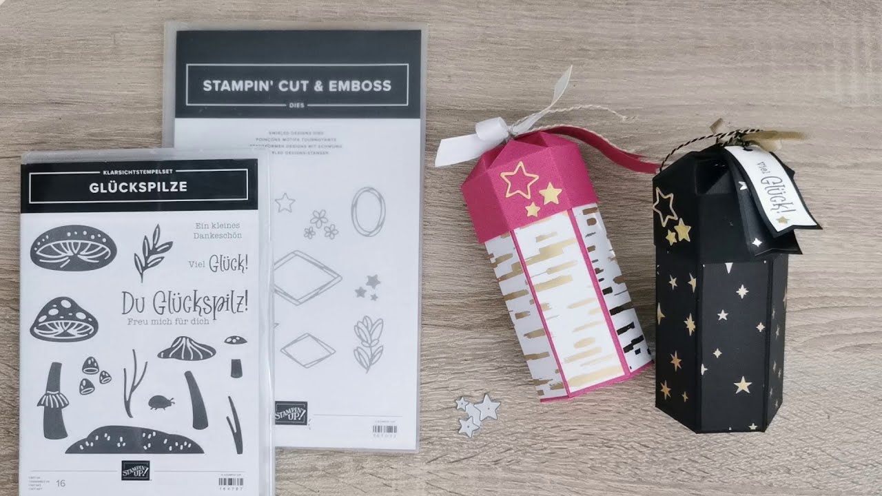 Silverstergoodie - Hexagonbox für Sektdose