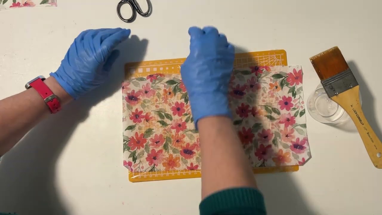 Come creare una finta carta di riso - Stefi64