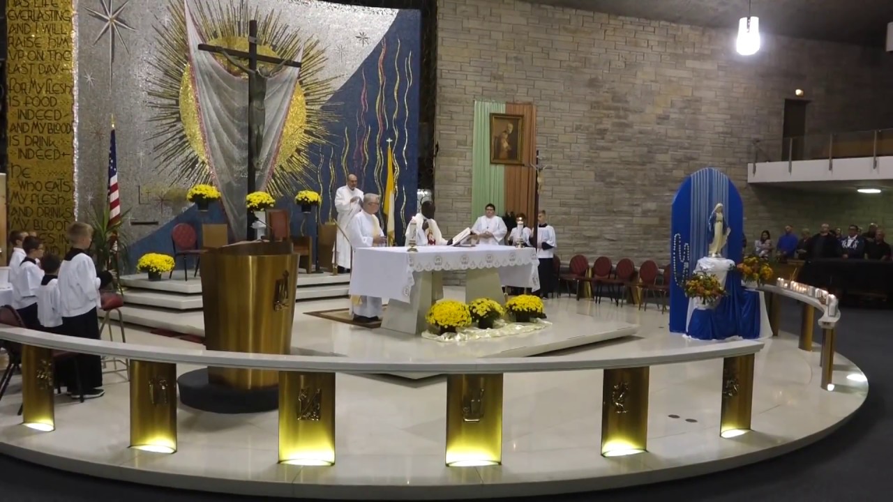 Healing Mass with Father J. Boshobora at  St. William Parish, part 1, Chicago, 10-06-2017