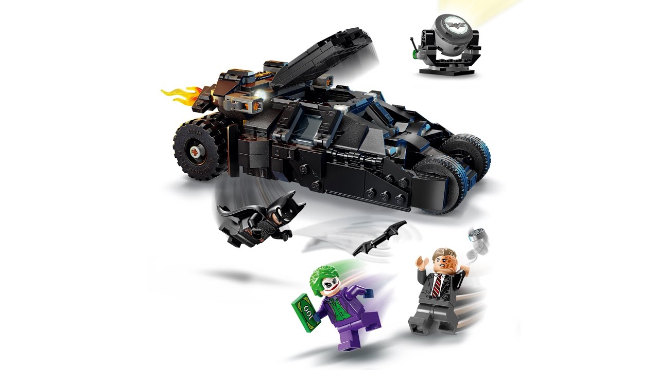 @LEGO Batman set #76303 Batman tumbler vs. Two-Face & The Joker build video part 2