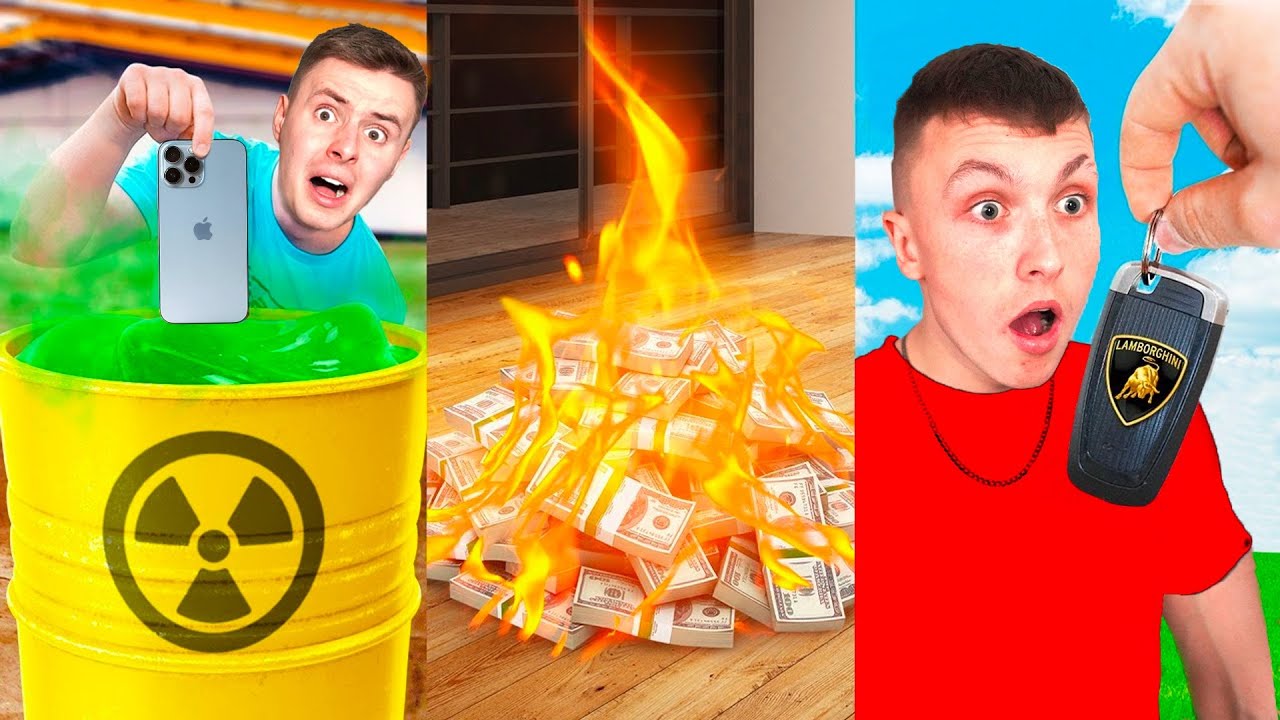 EXTR&Eacute;MN&Iacute; Potopit, Shořet nebo Darovat CHALLENGE! 😱