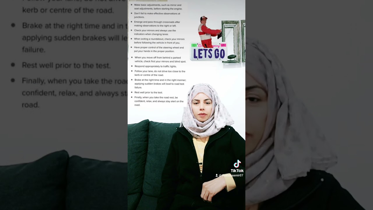 Tips for passing driving test