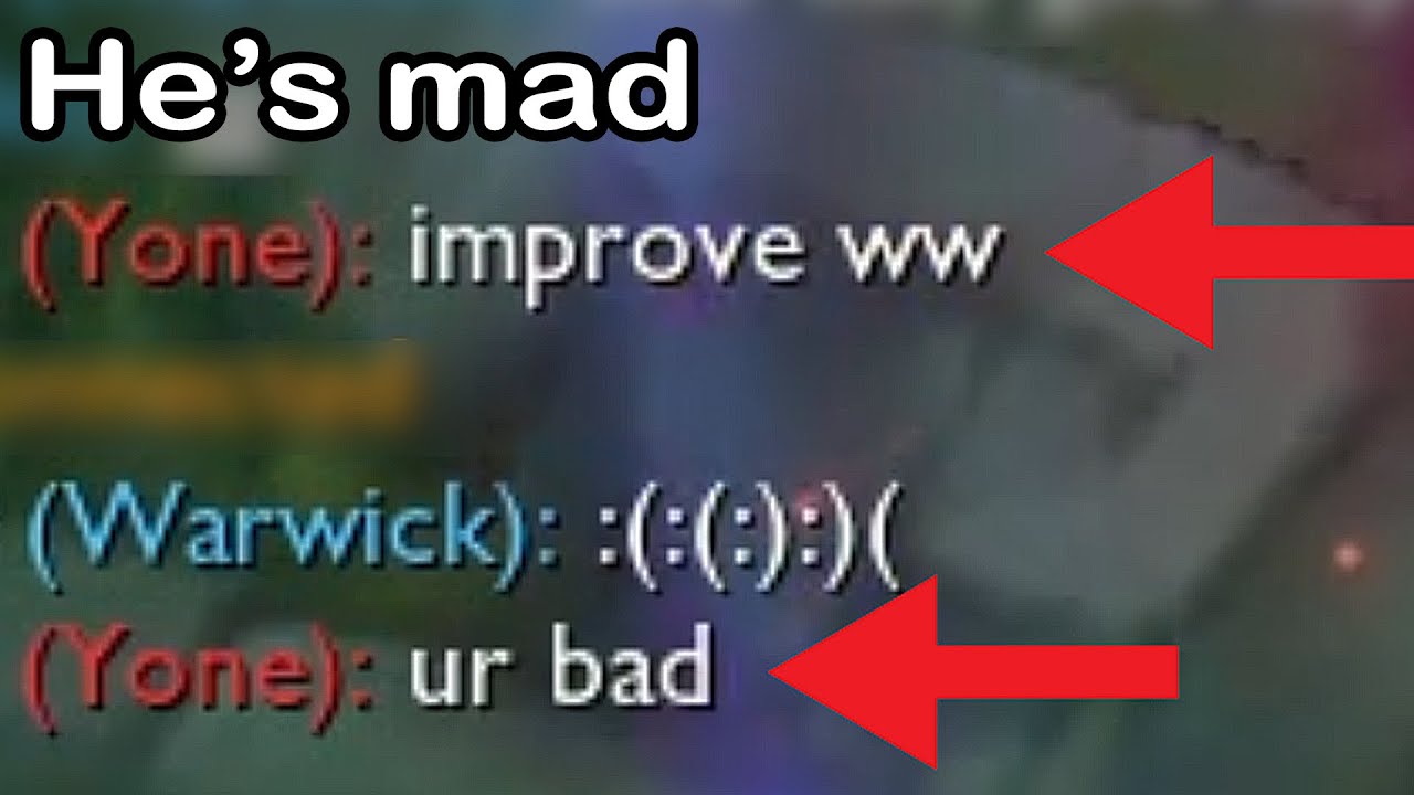 Ragebaiting to win the game