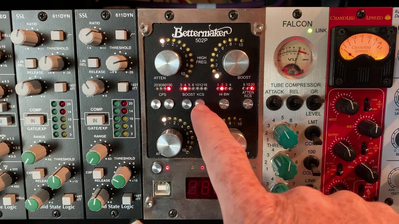 Bettermaker502P hardware controls