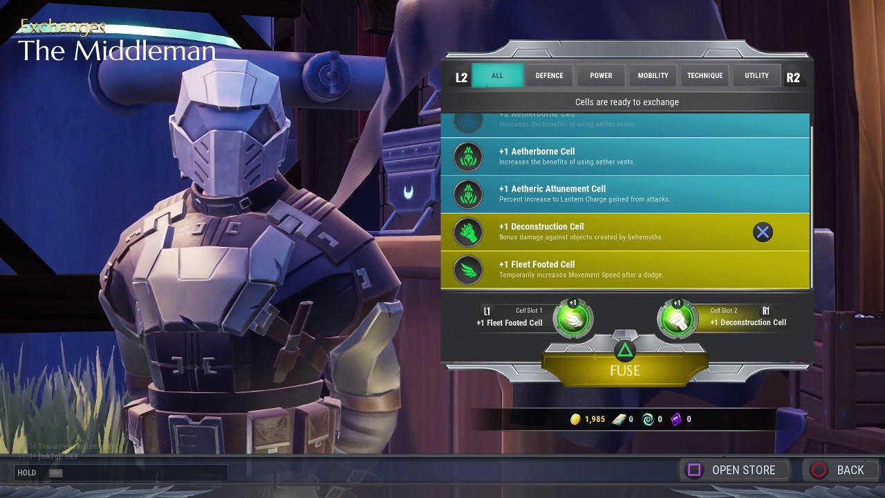 Dauntless Fuse 2 Cells at Middleman