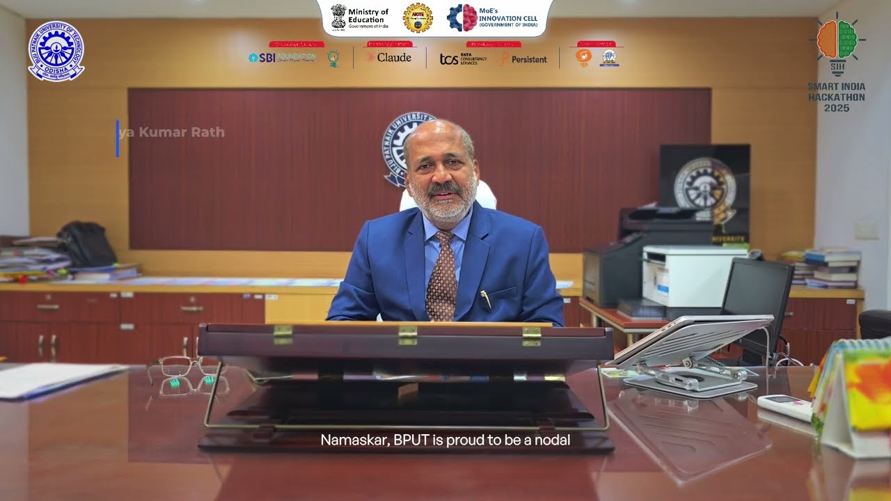 Best Wishes from Our Vice Chancellor: BPUT Odisha's Message for SIH 2025 #sih2025
