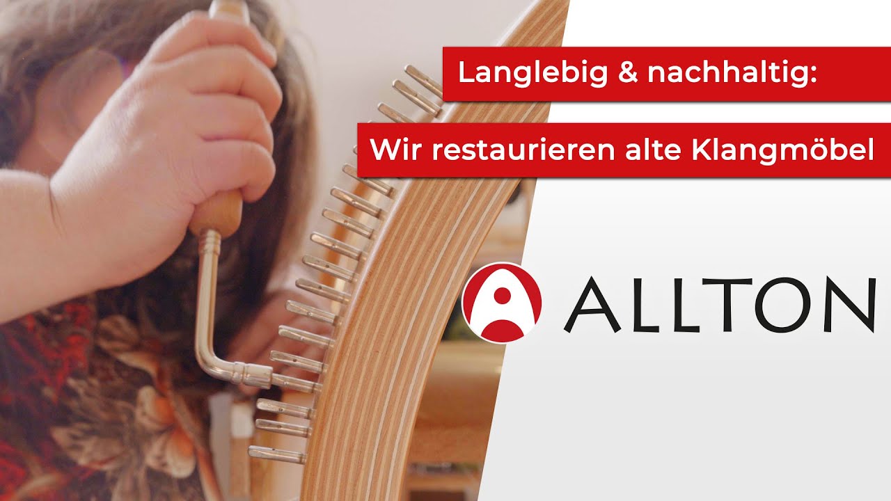 Restaurieren einer Klangwiege - Klangm&ouml;bel und Therapieinstrumente nachhaltig nutzen