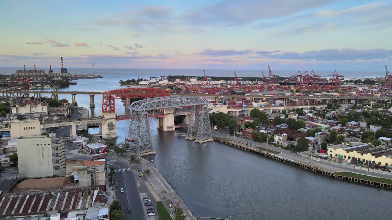 La Boca - Puente Transbordador Nicolas Avellaneda - Bombonera
