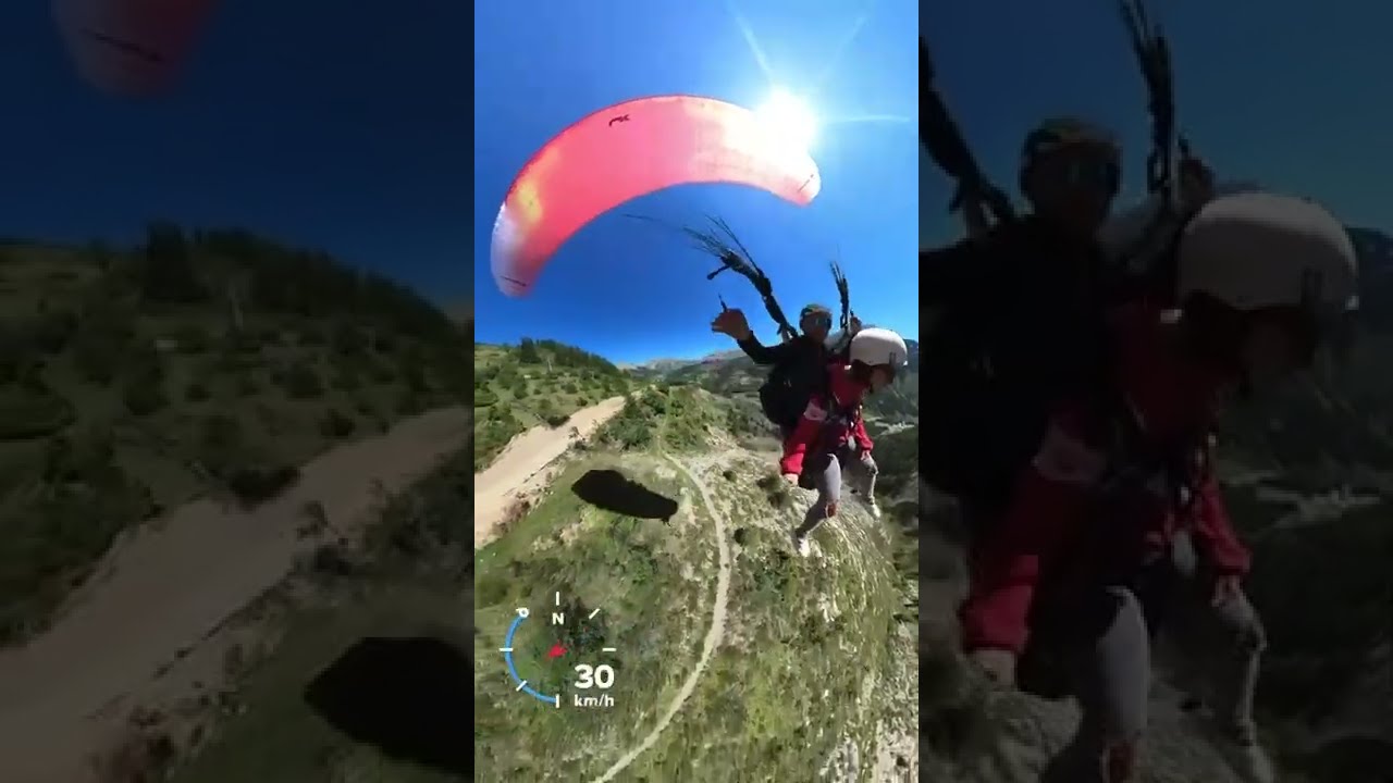 Val d'Allos : vol en parapente biplace