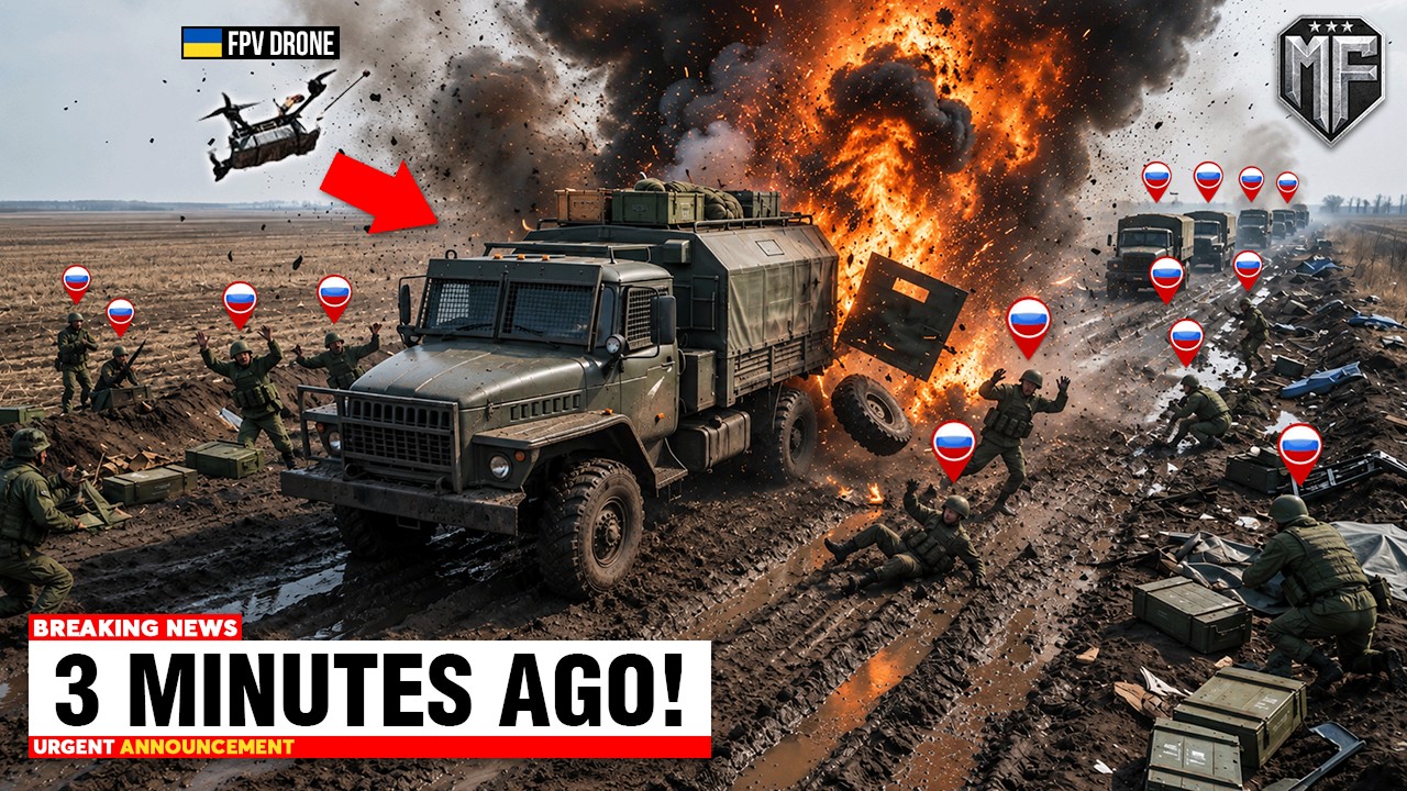 Russian RAREST Armored Truck Traveled 5,000km to Ukraine Frontline - 3 Minutes Later, GONE!