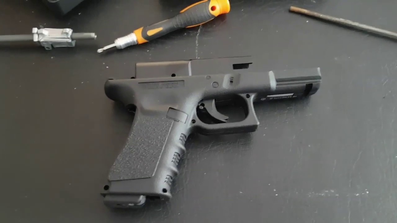 DESPIECE GLOCK 19 UMAREX AIRE COMPRIMIDO 4,5mm - EXPLODED VIEW GLOCK 19 UMAREX AIR GUN 0,17 BB's