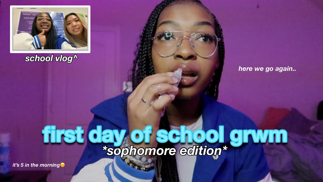 First Day of School Grwm + Vlog *sophomore year*