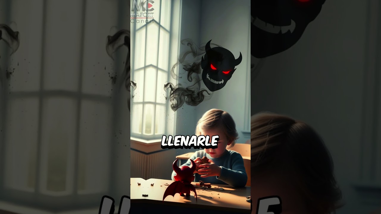 Jes&uacute;s derrot&oacute; al diablo en la escuela! #jesus #milagros #viralvideo #dios #lucifer #shorts #escuela