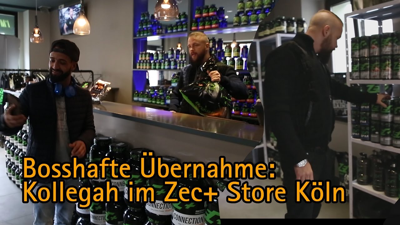 Bosshafte Übernahme: Kollegah im Zec+ Store Köln