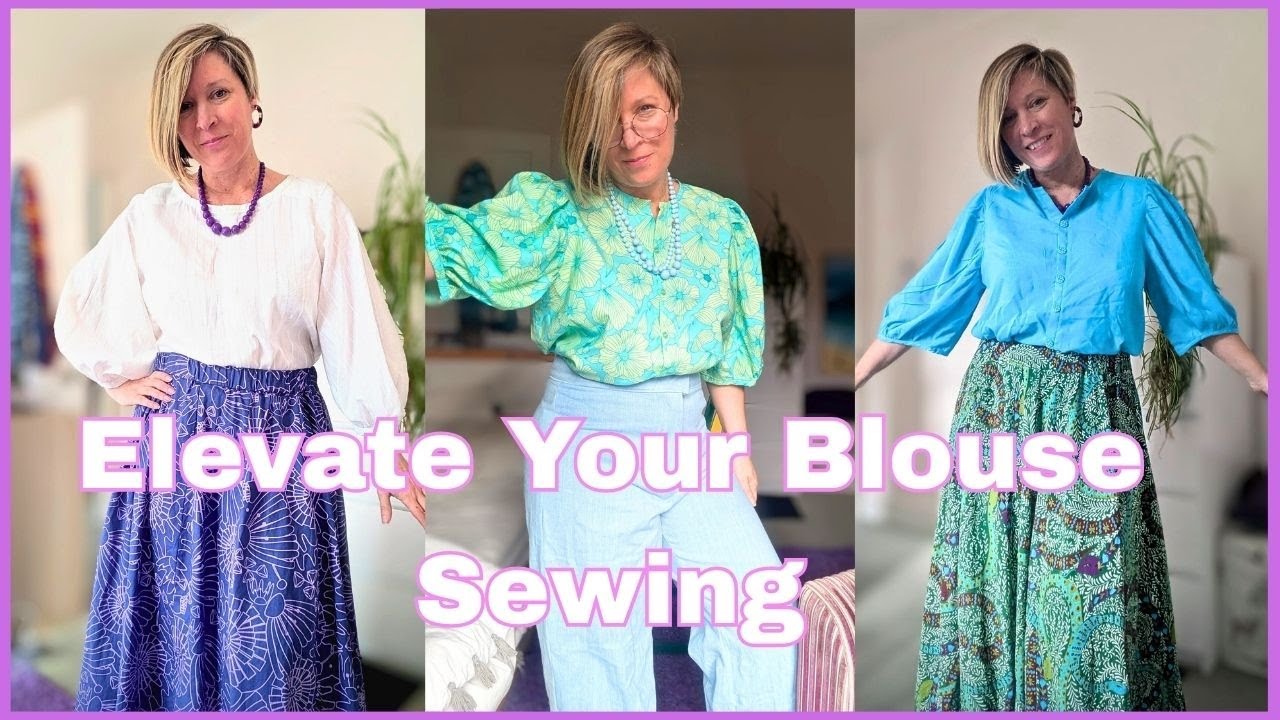 Transform your BLOUSE patterns - Plackets, frills and more