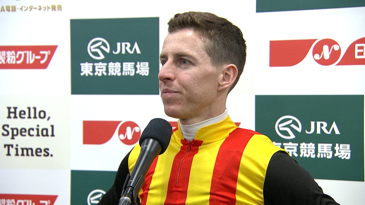 【NHKマイルカップ・GⅠ】ゴール寸前で差し切り勝利！勝利騎手インタビュー D.レーン騎手  【みんなのKEIBA】