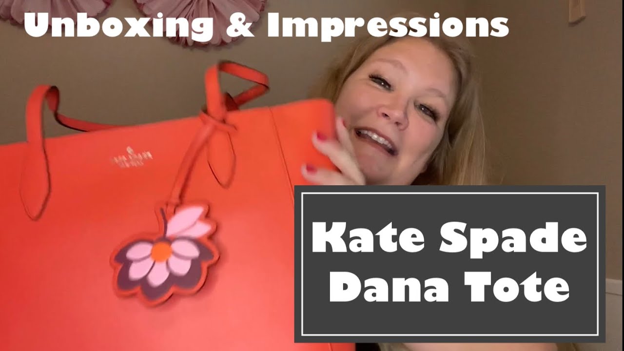 KATE SPADE TOTE // Unboxing & Review  // DANA TOTE