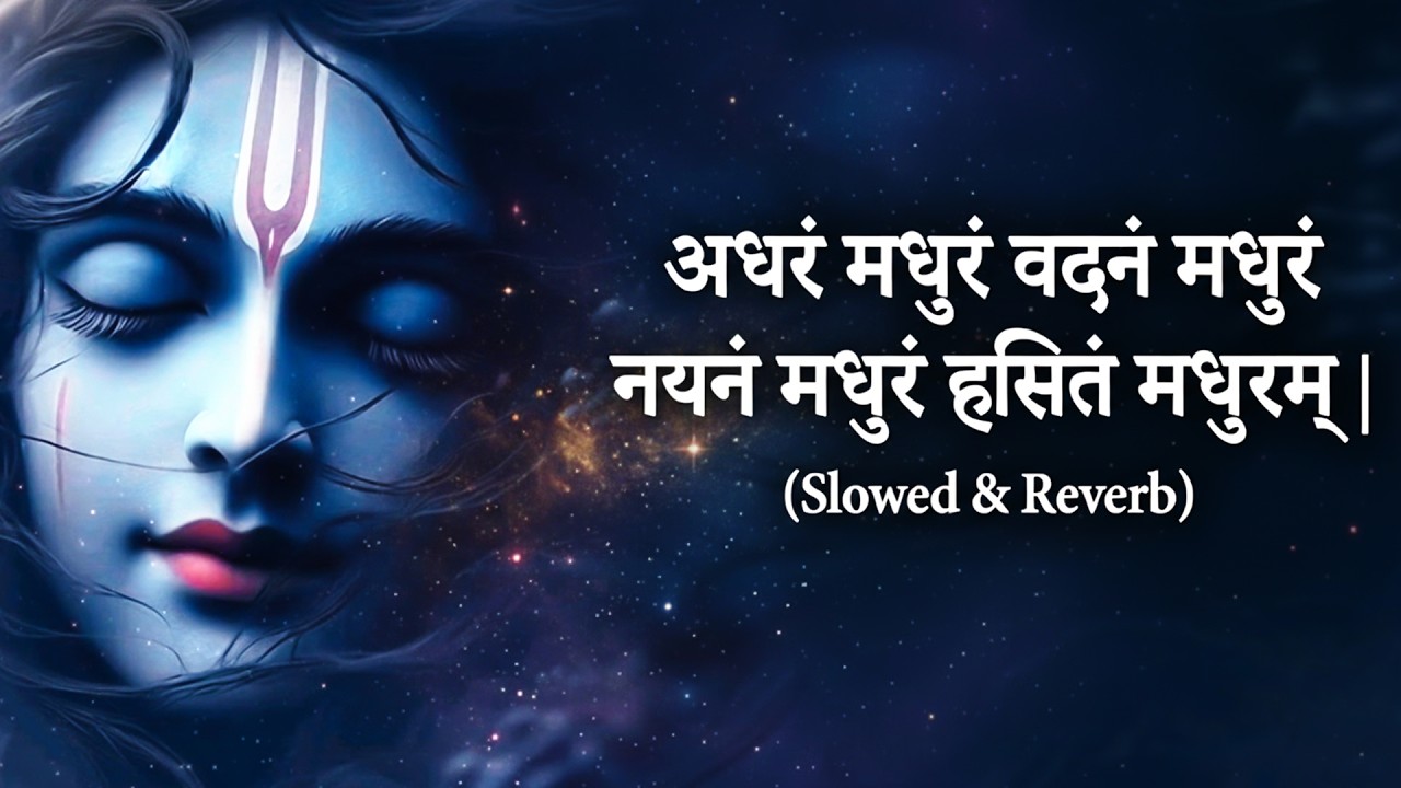 Adharam Madhuram (Slow + Reverb) | Krishna Bhajan | Bhakti Song | Bhajan Song | Madhurashtakam Lofi