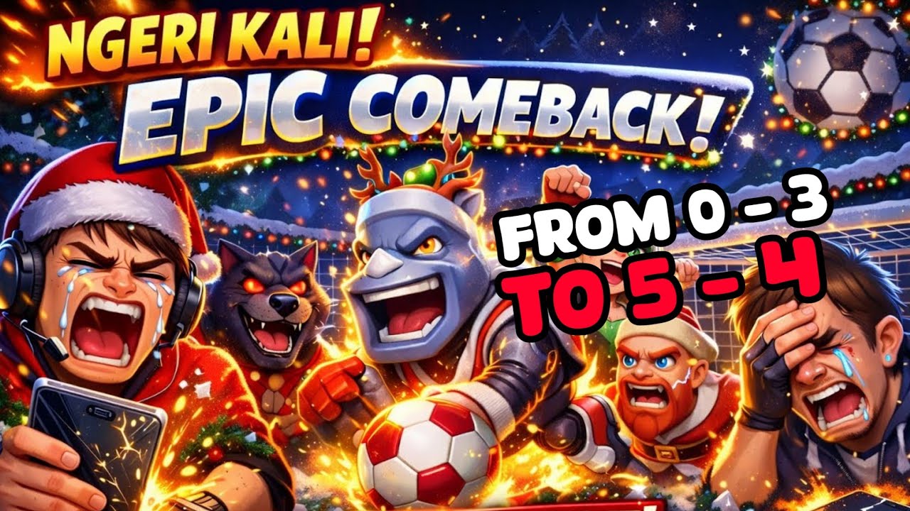 GOAL BATTLE GAMEPLAY: ARENA 9 - NGERI KALI EPIC COMEBACK❗