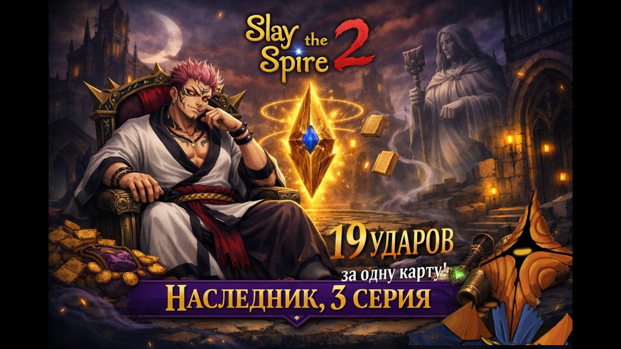 Slay the Spire 2, Наследник, 3 серия. 19 УДАРОВ ЗА ОДНУ КАРТУ!?