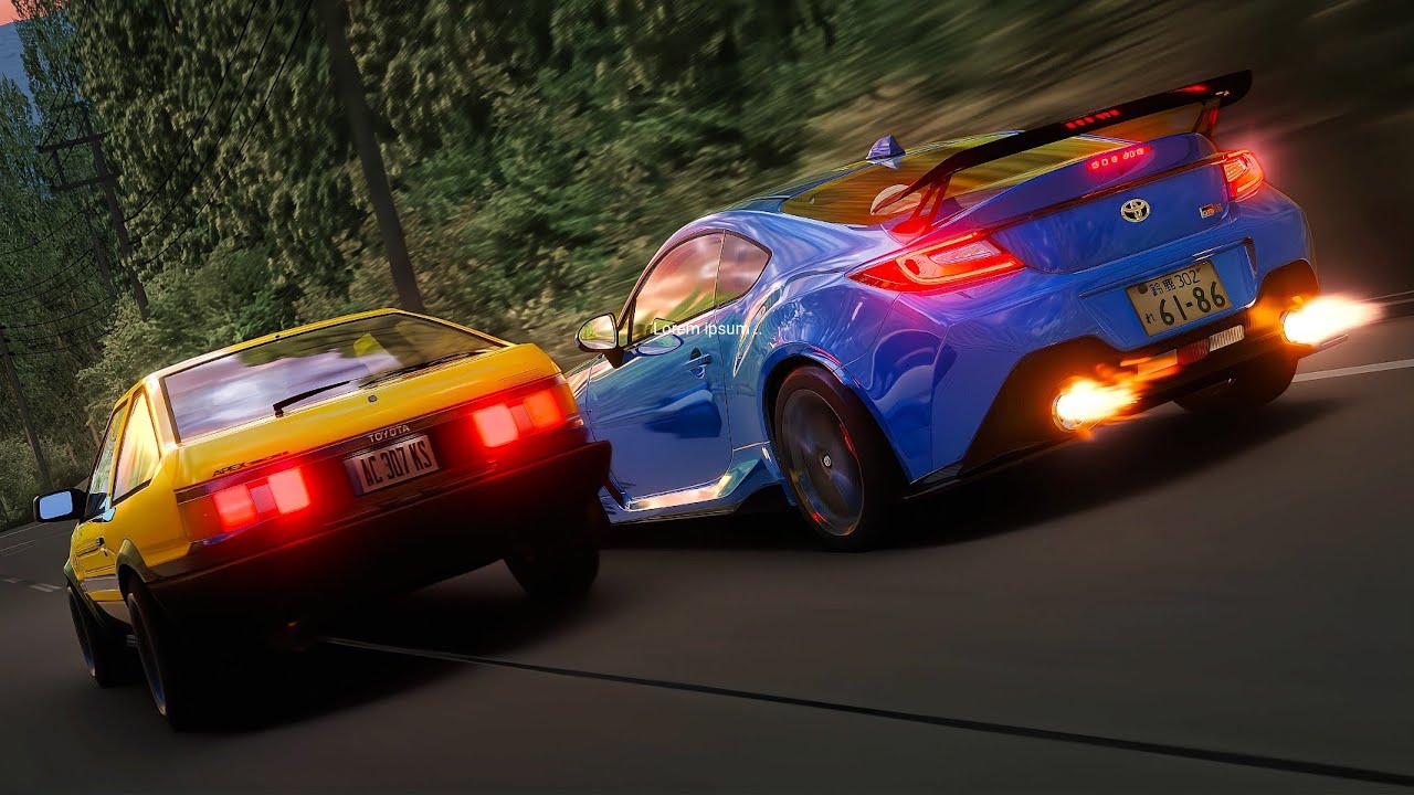 OLD meets NEW: TOYOTA AE86 VS GR86 Touge Duel | Cinematic