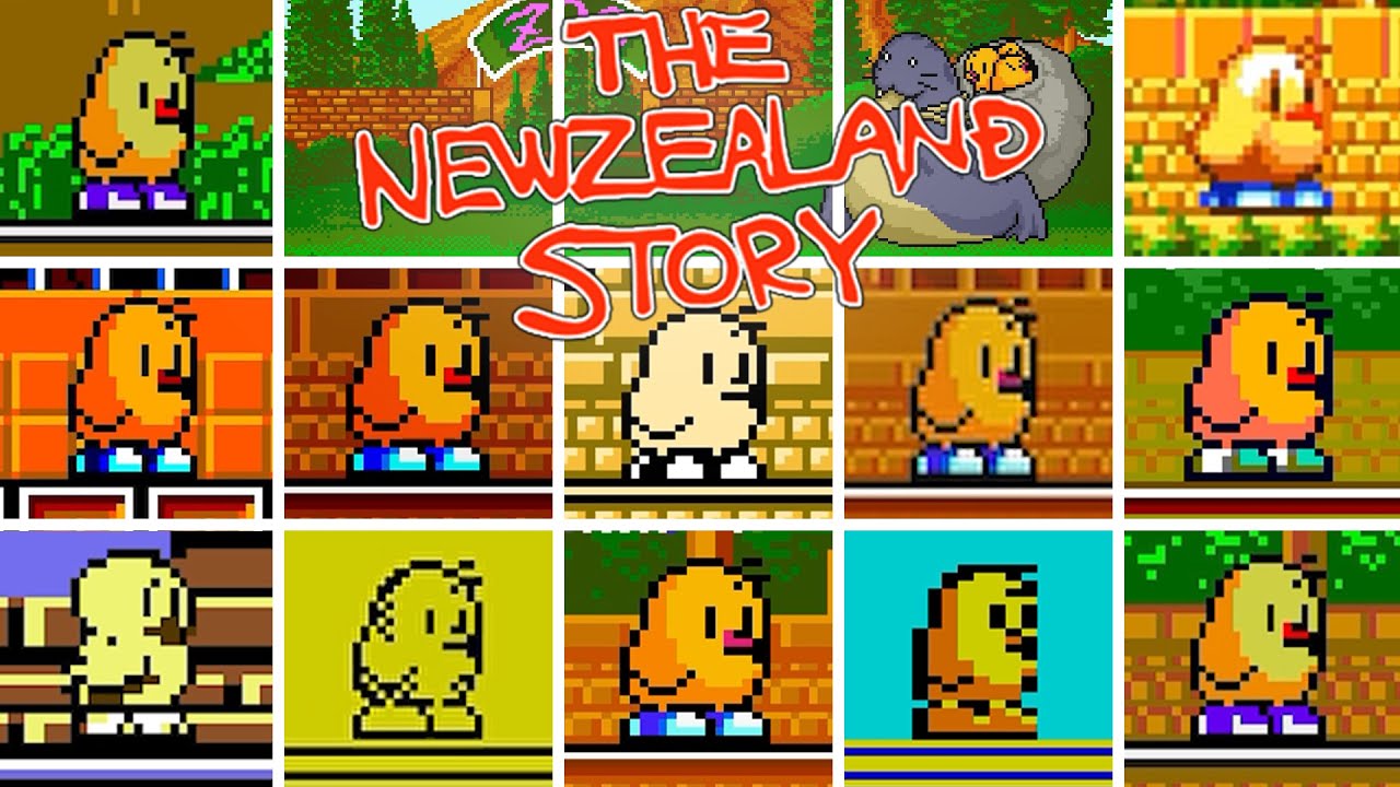 The NewZealand Story - Versions Comparison (HD 60 FPS)