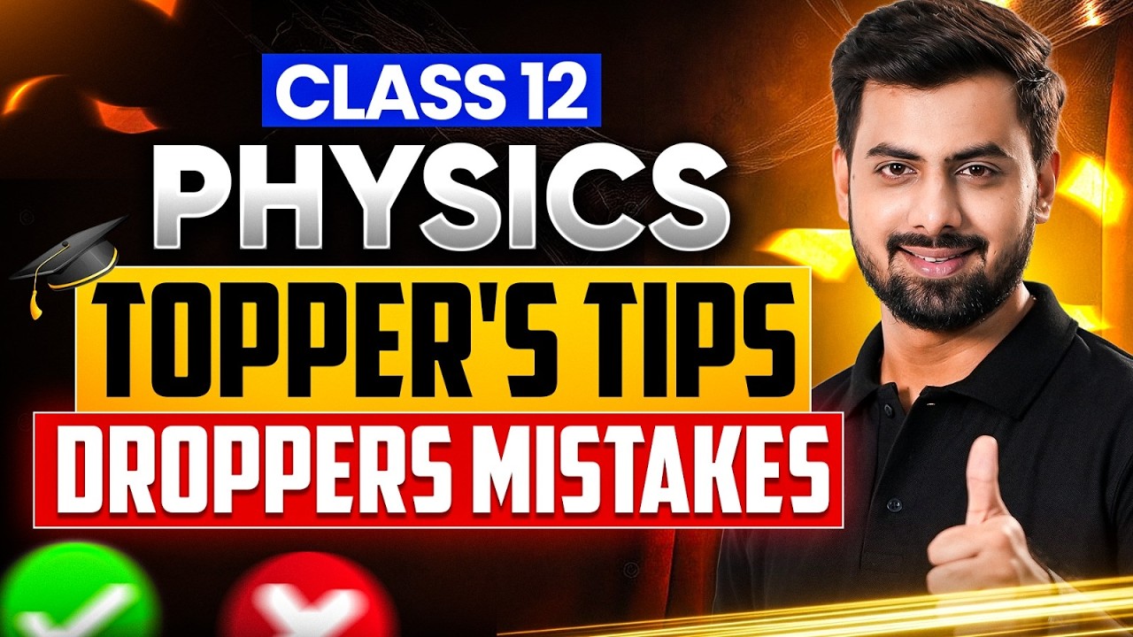 Topper Tips vs Droppers Mistakes | Class 12 Physics | Infinity Learn #class12 #infinitylearn