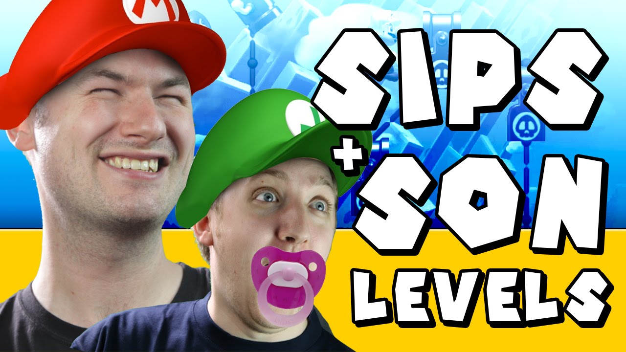 Super Mario Maker: Sips And Son Levels!