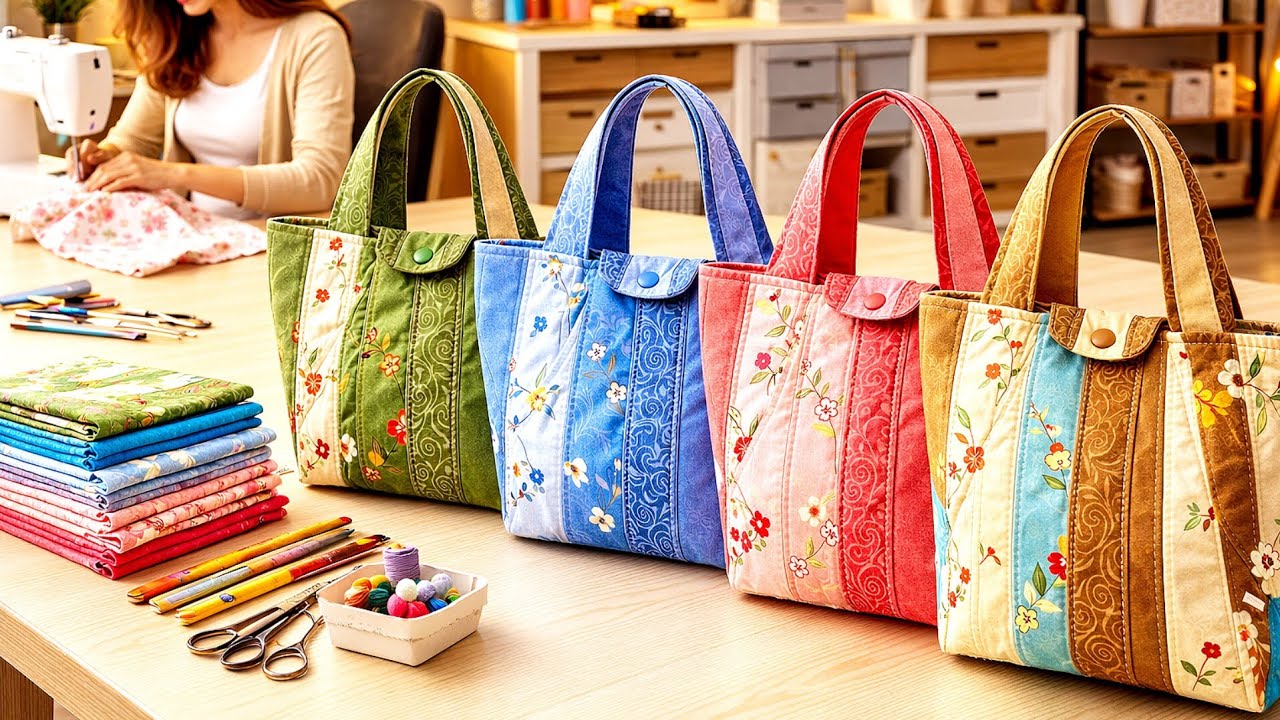 Vintage Quilted Patchwork Handbag | Cottage Style Aesthetic