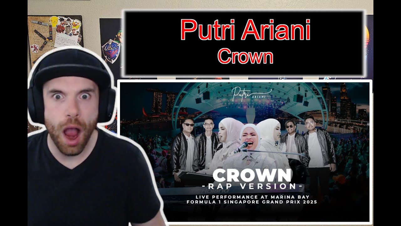 Putri Ariani | Crown (First Time Hearing) F1 Singapore 2025 Reaction