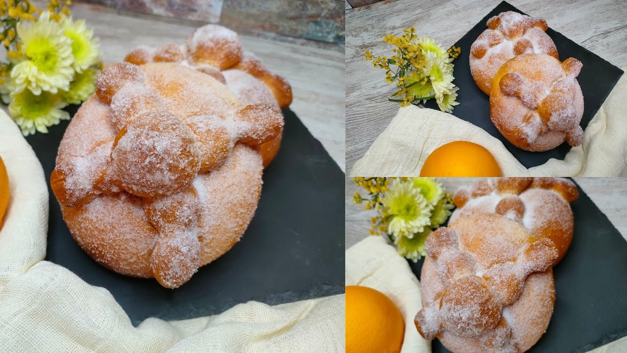 Pan de muerto en freidora de aire/airfryer-receta que funciona con airfryer-a mi manera-AR