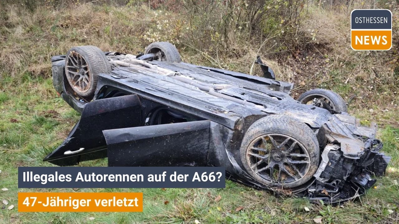Illegales Autorennen auf der A66? 47-Jähriger verletzt