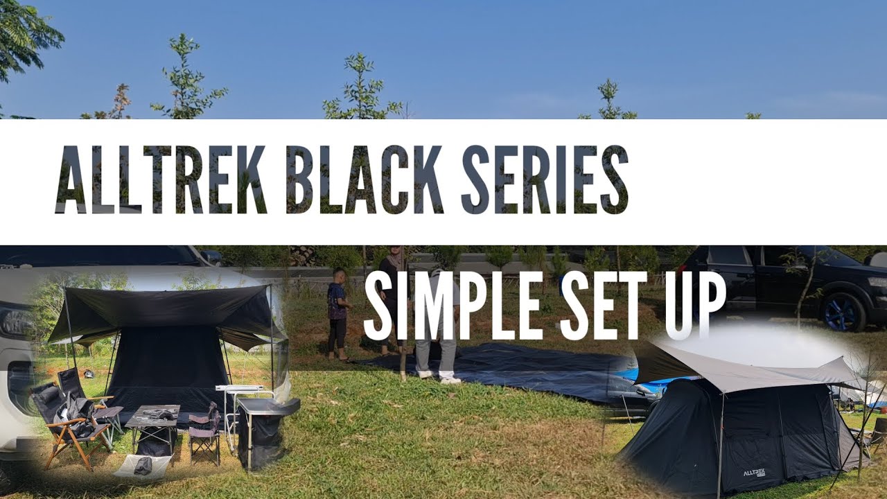 SET UP ALLTREK ECLIPTA & FLYSHEET VOLARK & GEAR BLACK SERIES