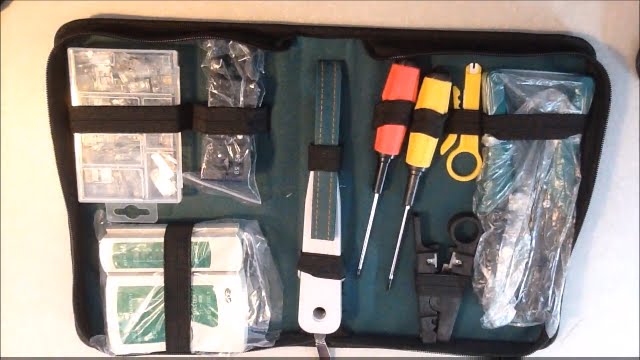 MTC Tools &mdash; набор сетевых инструментов, кабельный тестер, обжимной инструмент и набор для зачистки проводов