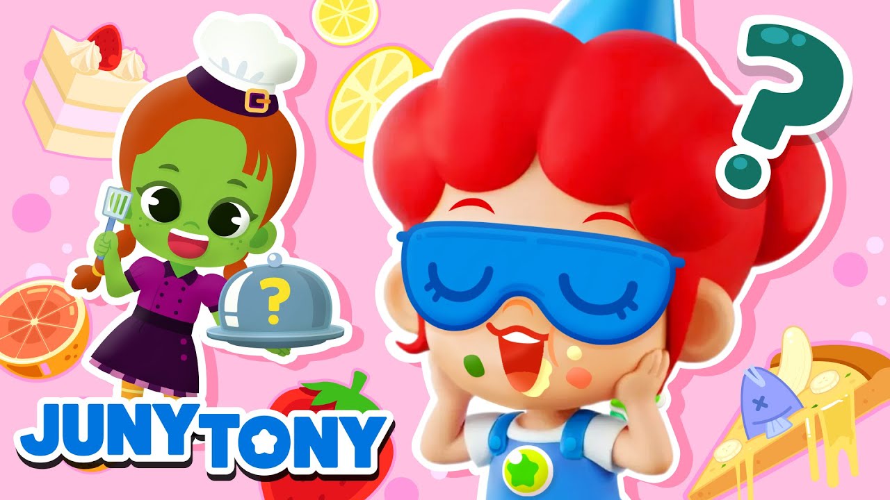 Colorful Monster Desserts | What Does It Taste Like? | Kids Songs | Cartoon | JunyTony