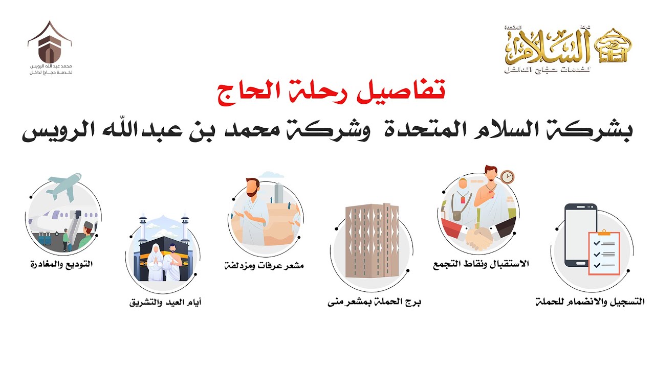 فيلم رحلة الحاج بشركة السلام المتحدة لموسم 1443هـ