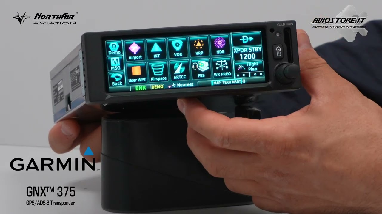 GNX 375, Standard Kit , GPS/XPNDR, ADSB in/out presentazione Italiana