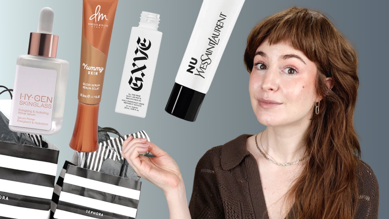 REVIEWING FOUR LUXURY PRIMERS THAT JOE GOT AT SEPHORA FOR SOME REASON I.E. THE 