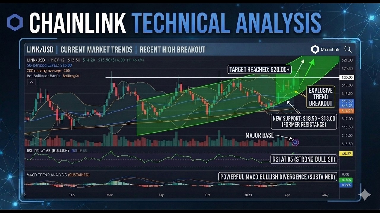 Chainlink ПРОРЫВ! Прогноз цены LINK и технический анализ