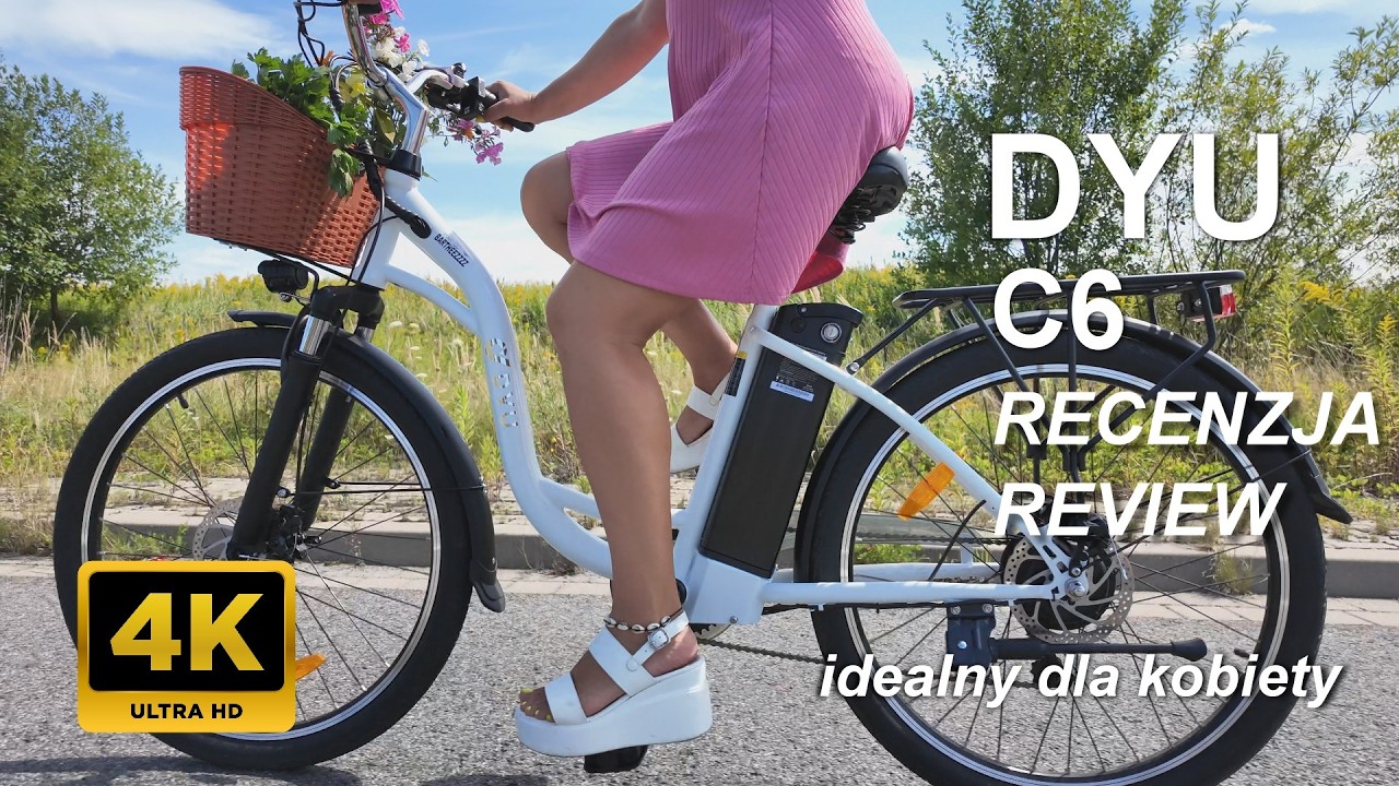 E-bike DYU C6 - idealny dla kobiety. Recenzja / rewiev #ebike #rewiev #electricbike