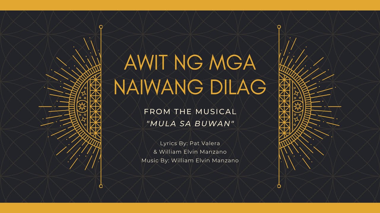 Awit ng mga Naiwang Dilag (Mula Sa Buwan)