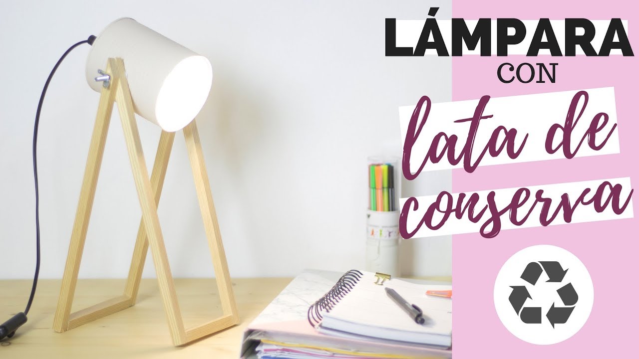 LÁMPARA con LATA de conserva | Reciclaje