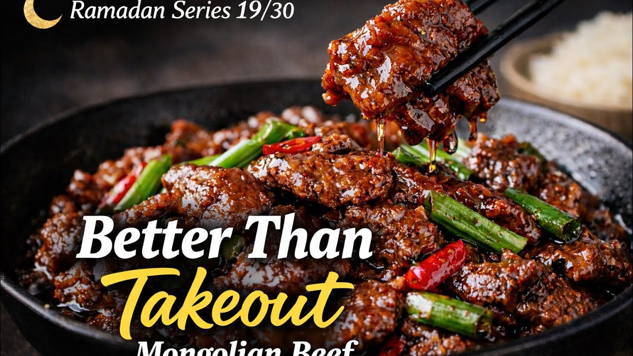 Better Than Takeout Mongolian Beef 🌙 | Ramadan Series 19/30 | Tender & Saucy