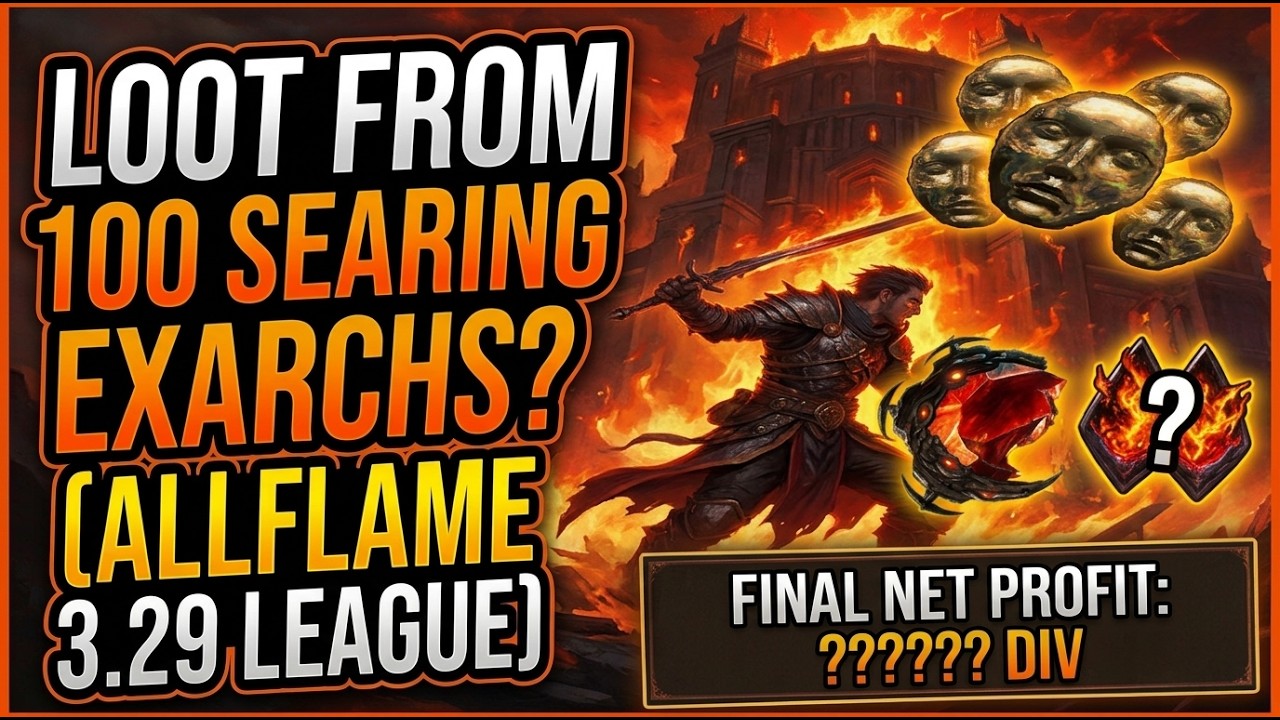 I Ran 100 Searing Exarchs in PoE 3.29 AllFlame (Was It Worth It?)