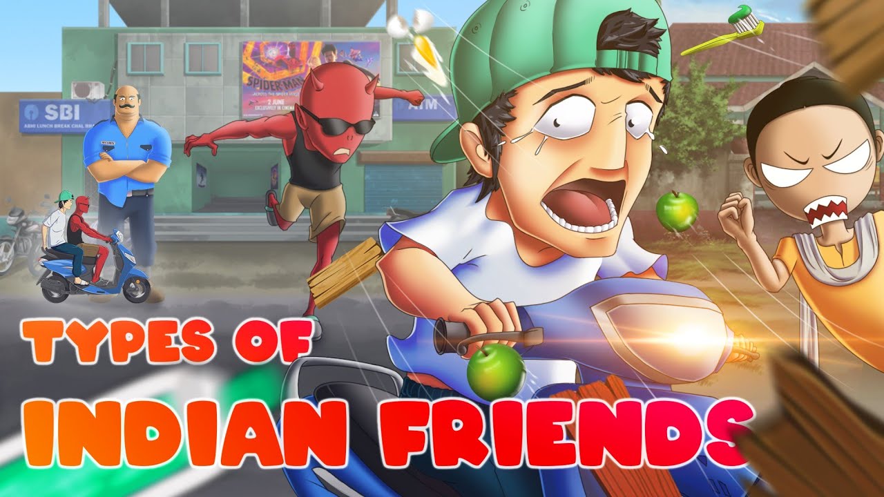 TYPES OF FRIENDS | Hindi Animation | Indian Animation