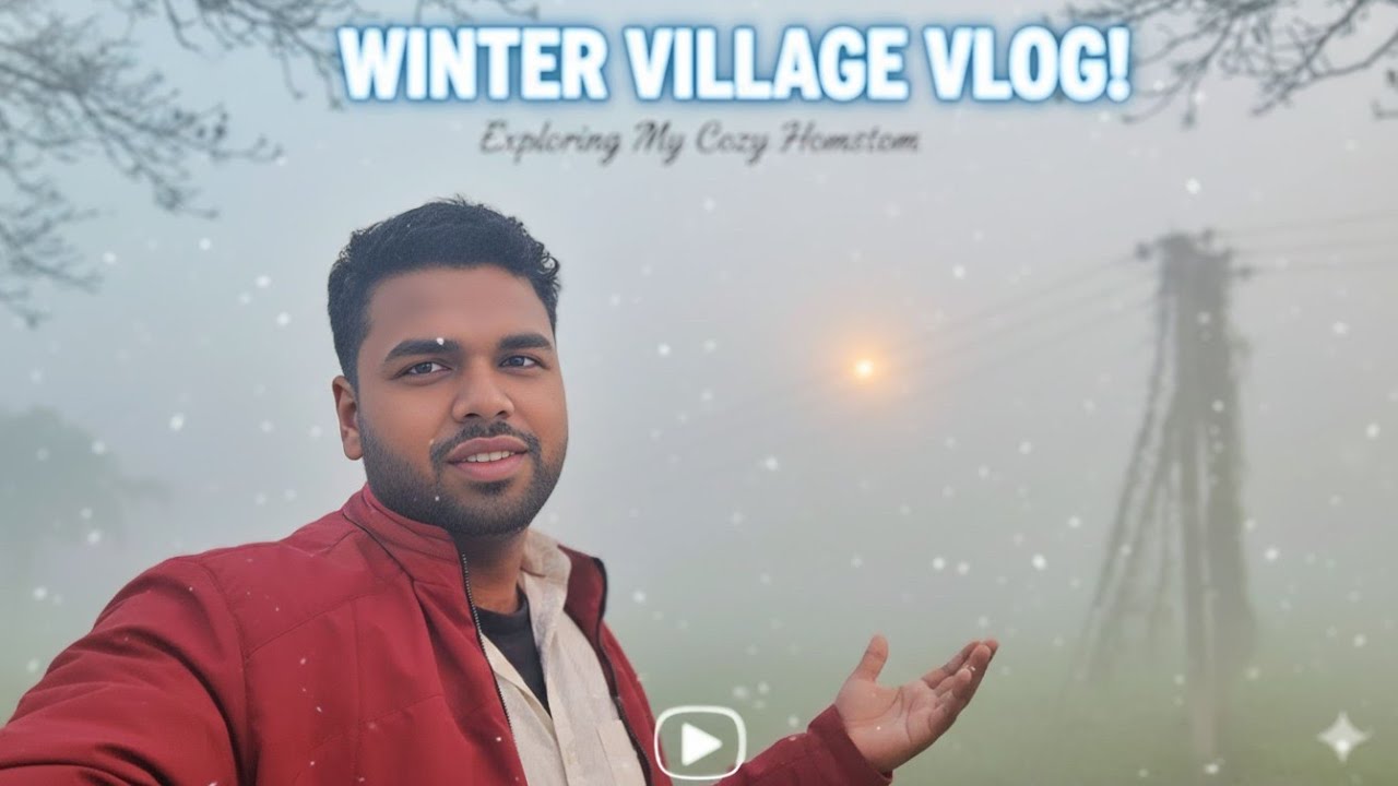4Golden Hour in the Frosty Fields (Village Life)#trending #love #nature #viral #viralvideo #reels