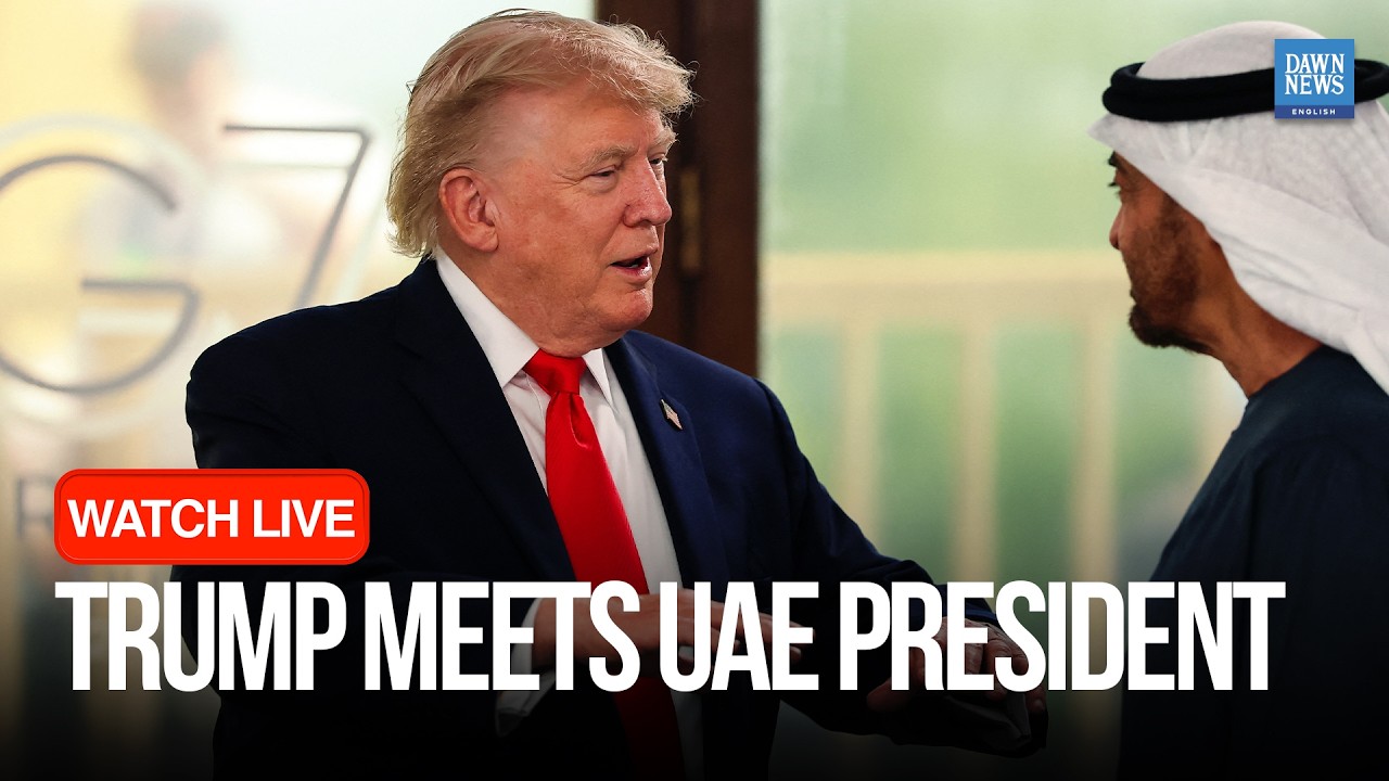 🔴 LIVE: US President Trump Holds Bilateral Meeting with UAE President at G7 Summit