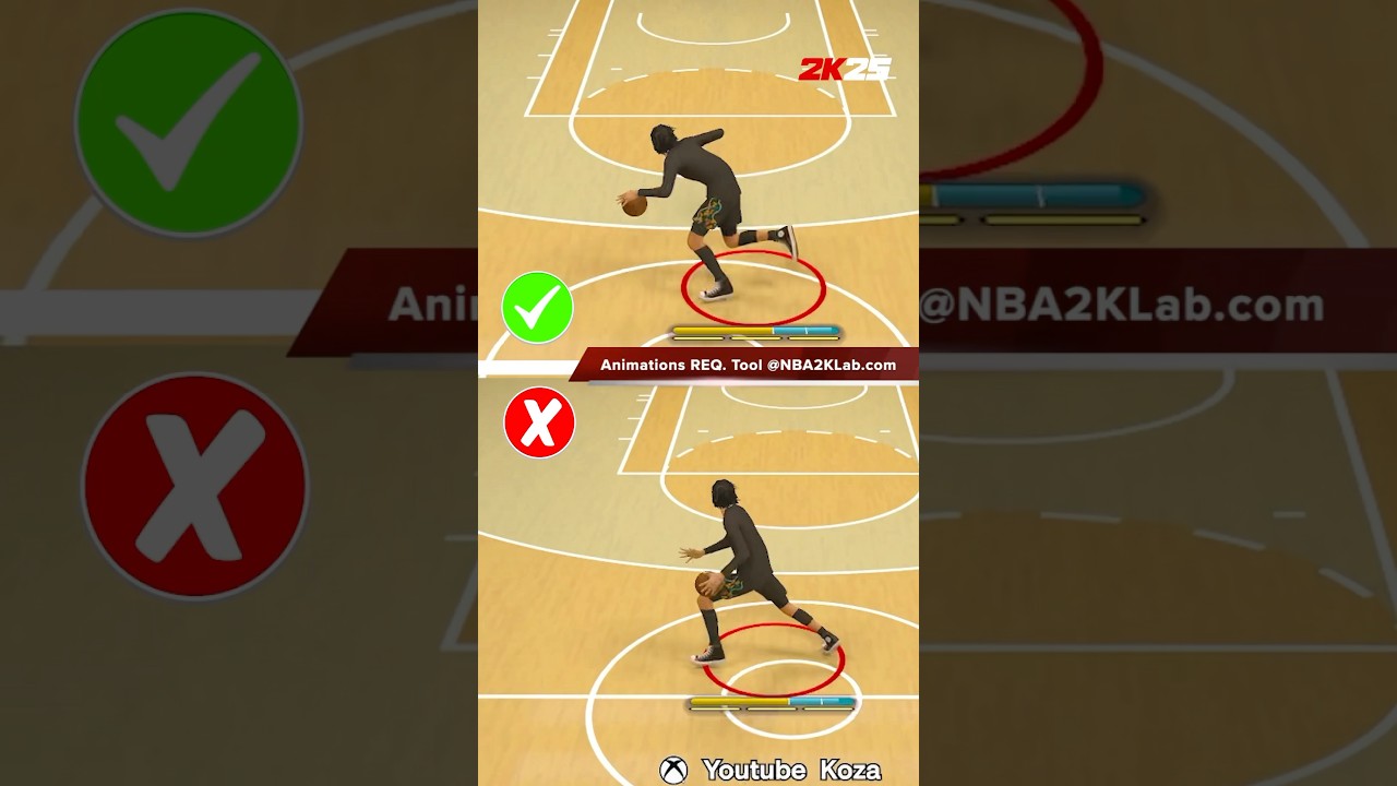 NBA 2K25: Как ускориться для новичков: Лучшие финты в 2K25 #nba2k25 #2k25
